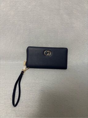 NWT Grace Elizabeth BlueZip Wristlet Wallet with Strap